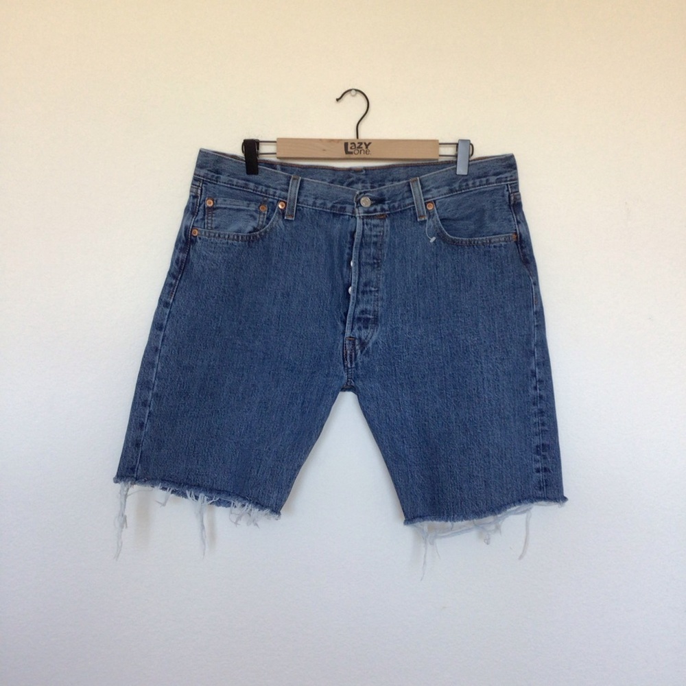Levi’s 501 Cutoff Denim Shorts Unisex Waist 36” Vintage